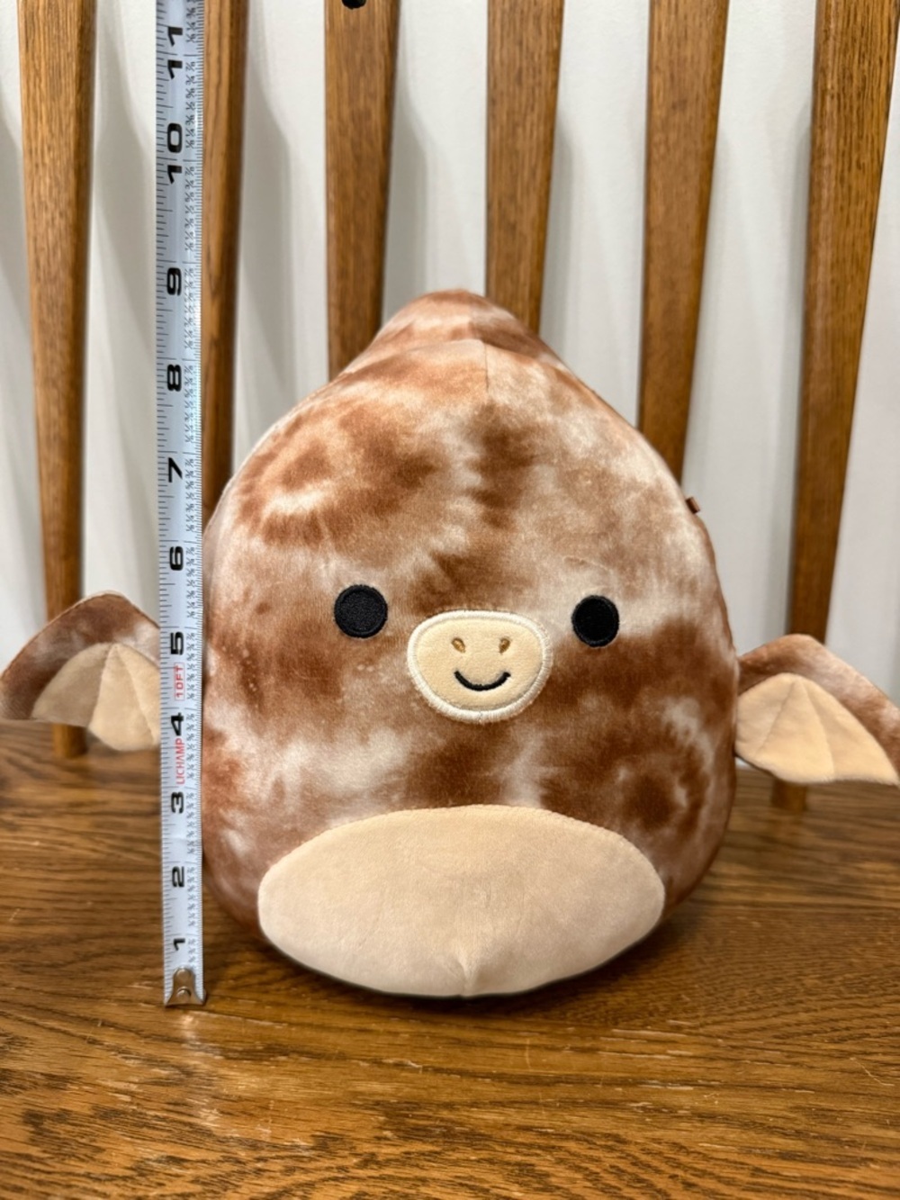 Squishmallow 8" Edmund the Brown Tie Dye Pterodactyl Dinosaur